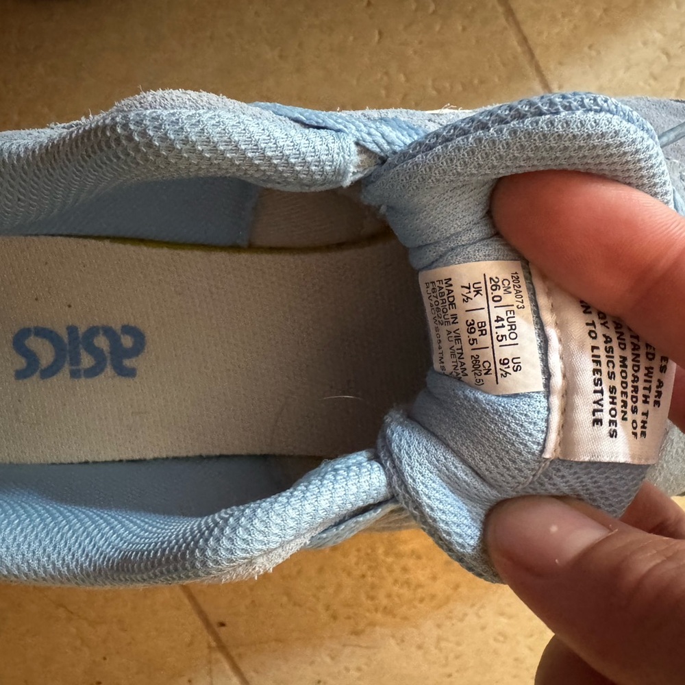 ASICS Women's Light Blue Sneakers - Picture 2 of 5